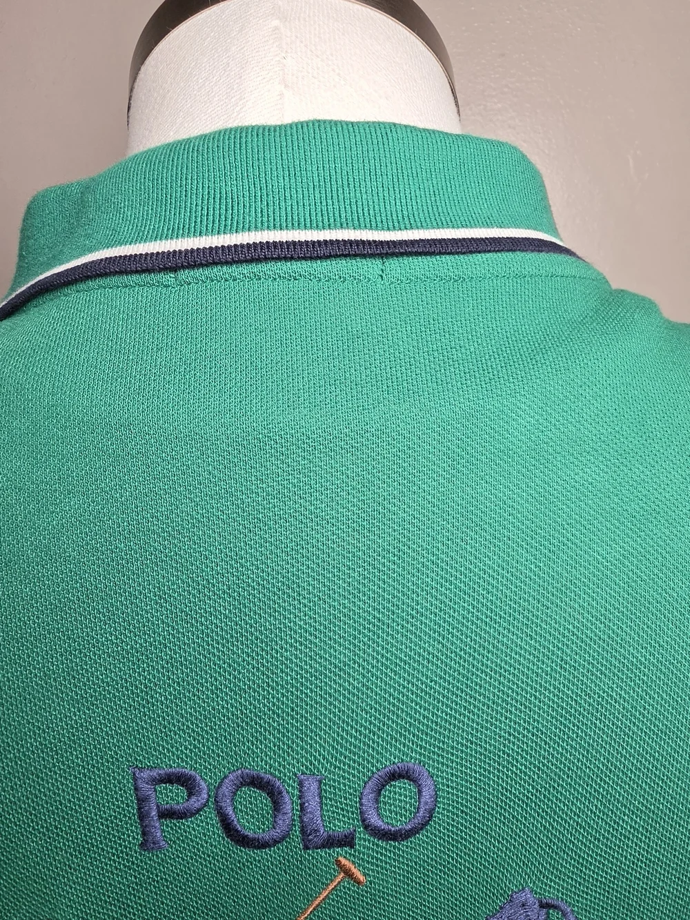 Ralph Lauren Green RLPC Embroidered Polo Shirt